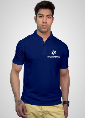 Corporate Logo Print Matty Collar tshirts For Corporate & Promotional Activities (Front or Back print) ELECTRO APPARELS