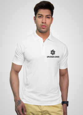 Corporate Logo Print Matty Collar tshirts For Corporate & Promotional Activities (Front or Back print) ELECTRO APPARELS